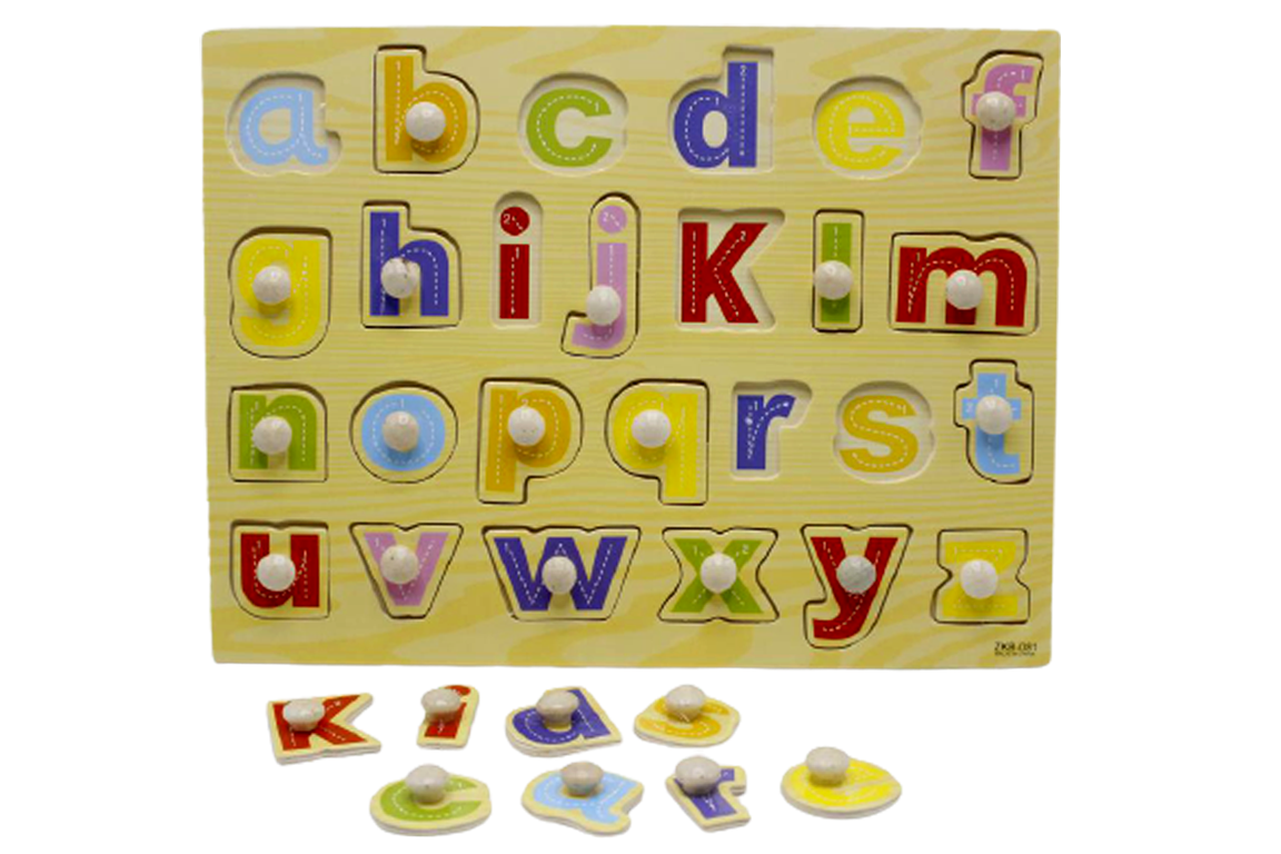 Wooden abc Board small Letters (ZKB-081)